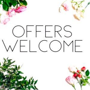 Offers welcomed 🥰